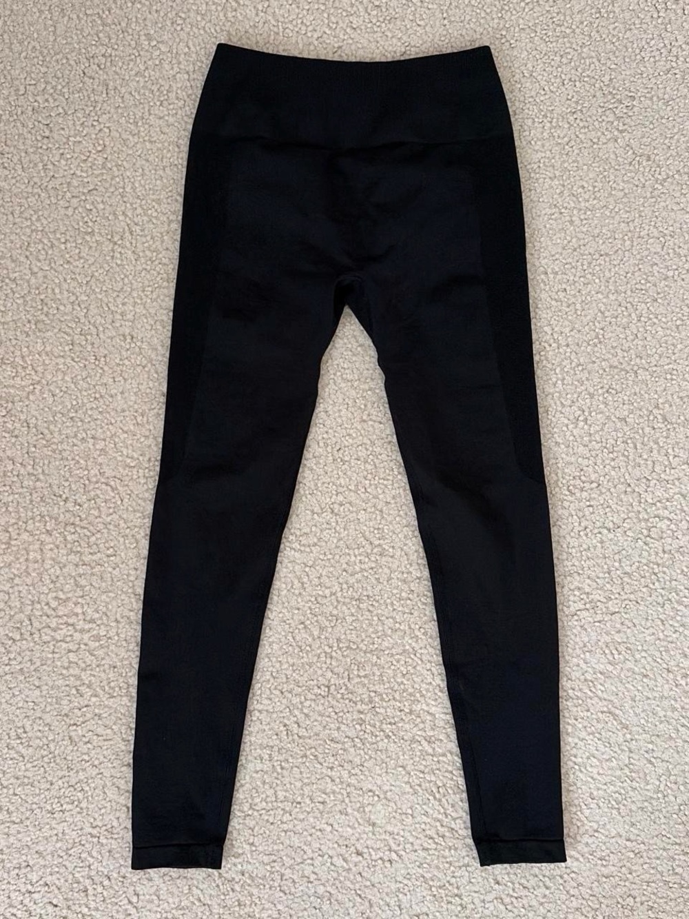 Womens Black High-Waist Leggings